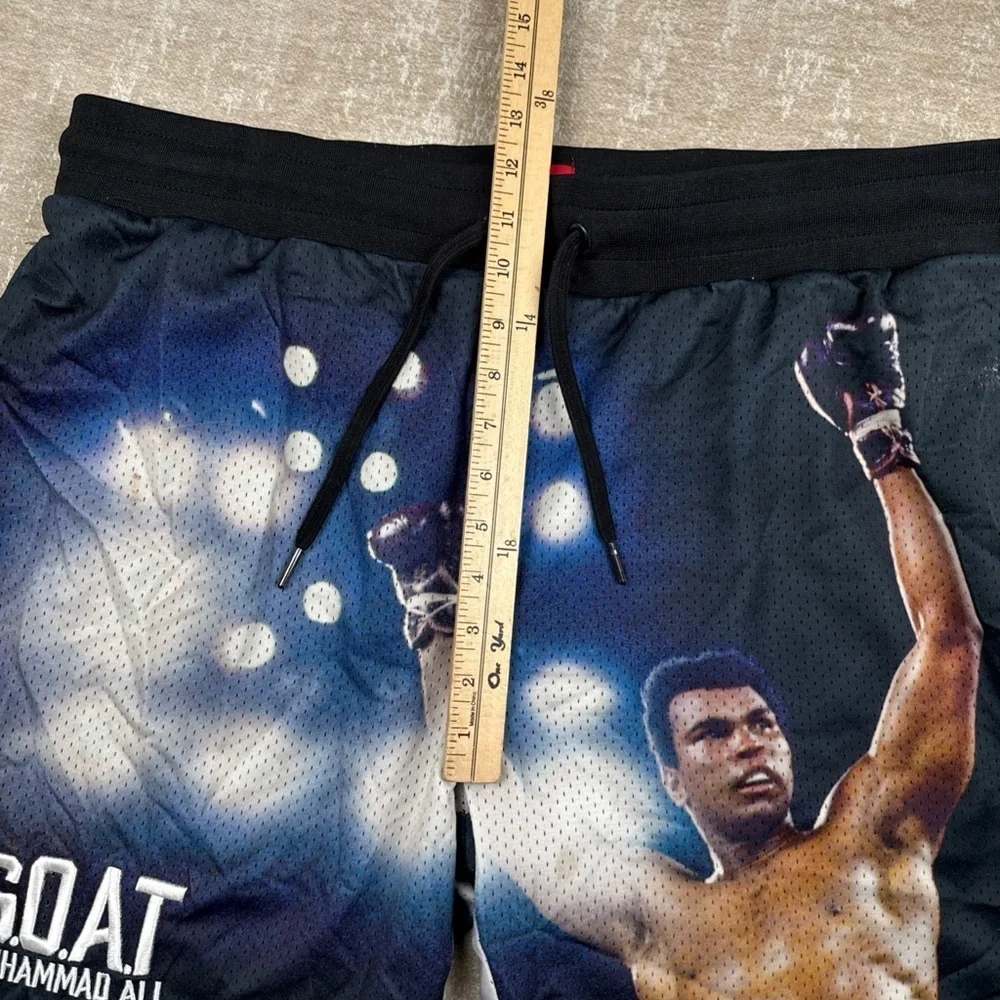 Muhammad Ali Shoe Palace Goat Gym Athletic Basketball Shorts Adult 2XL